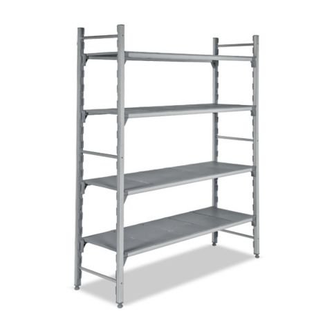 Empero Polipropilen Raf Delikli Tablalı 4 Katlı Genişlik 400 mm, Yükseklik :1800 mm / Polipropilen Shelves (Perforated) 