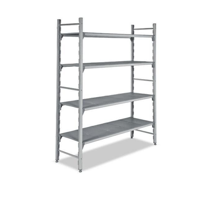 Empero Polipropilen Raf Delikli Tablalı 4 Katlı Genişlik 400 mm, Yükseklik :1800 mm / Polipropilen Shelves (Perforated) 