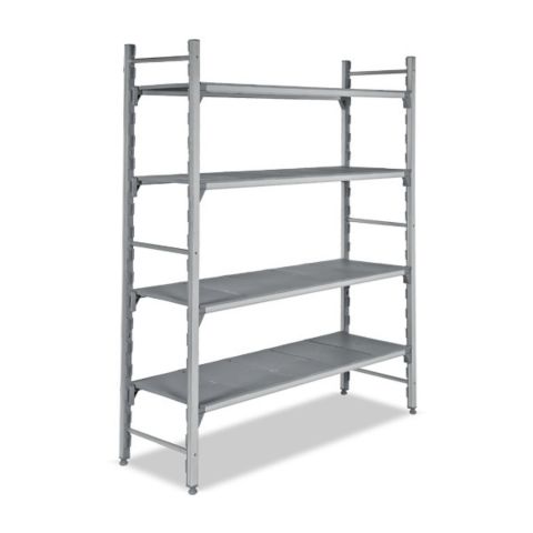 Empero Polipropilen Raf Delikli Tablalı 4 Katlı Genişlik 500 mm, Yükseklik :1800 mm / Polipropilen Shelves (Perforated) 