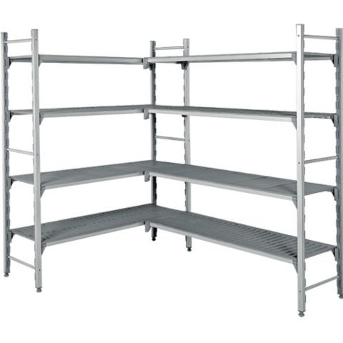 Empero Polipropilen Raf Delikli Tablalı 4 Katlı Genişlik 500 mm, Yükseklik :1800 mm / Polipropilen Shelves (Perforated) 