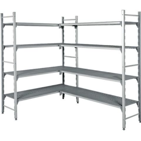 Empero Polipropilen Raf Delikli Tablalı 4 Katlı Genişlik 500 mm, Yükseklik :1800 mm / Polipropilen Shelves (Perforated) 