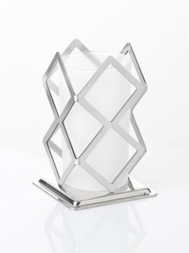 Narin  A80042 Kare Tealight - Metal Standlı