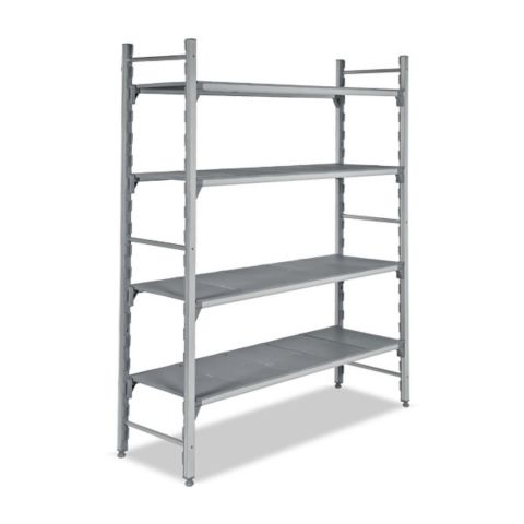 Empero Polipropilen Raf Delikli Tablalı 4 Katlı Genişlik 600 mm, Yükseklik :1800 mm / Polipropilen Shelves (Perforated) 
