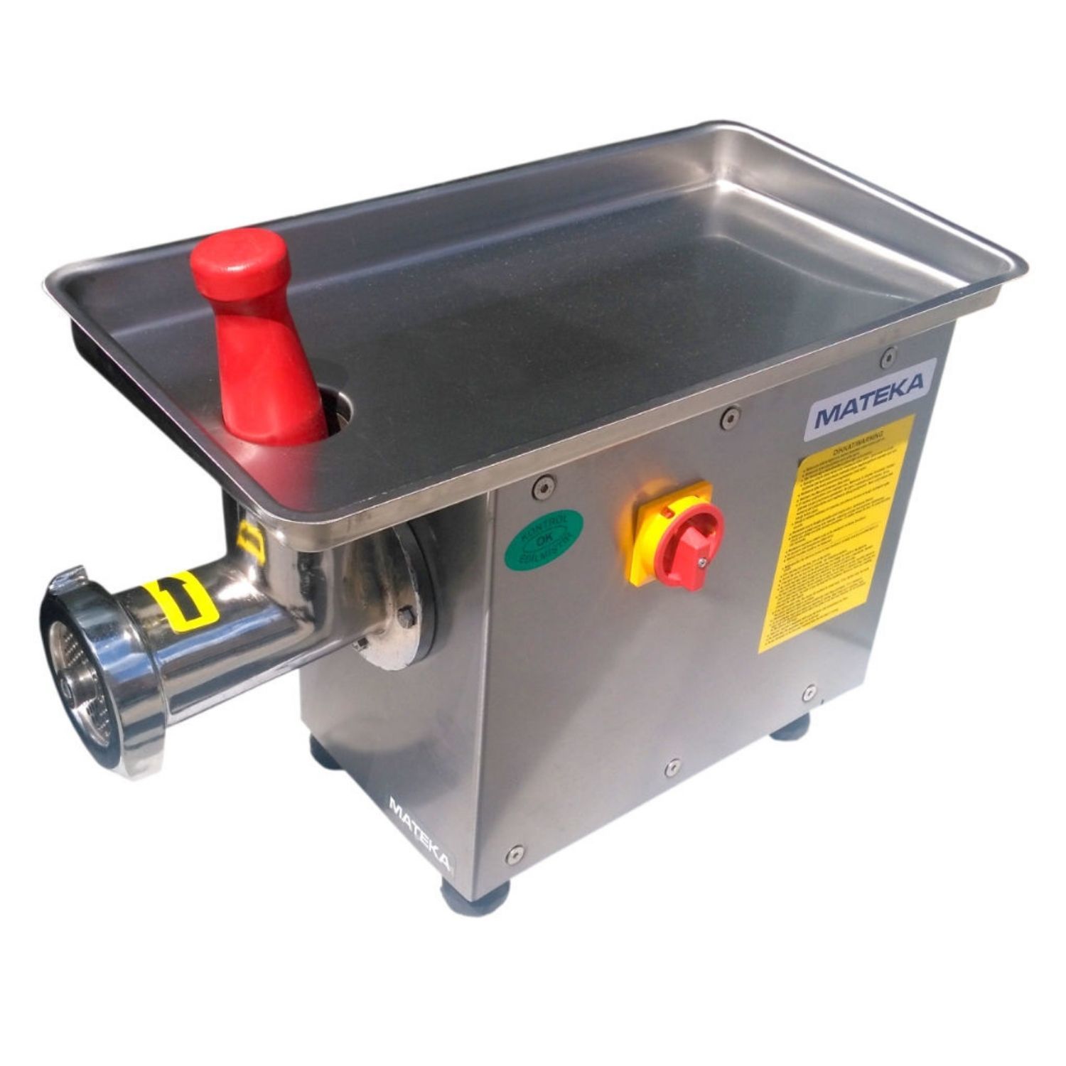 Mateka EPA 12m Et Kıyma Makinesi, Monofaze, Paslanmaz, No:12, 220 V -106911