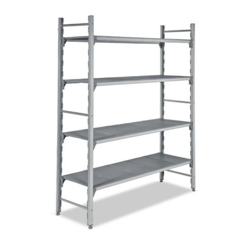 Empero Polipropilen Raf Düz Tablalı 4 Katlı Genişlik /Polipropilen Shelves (Smooth) 600 mm, Yükseklik :1800 mm