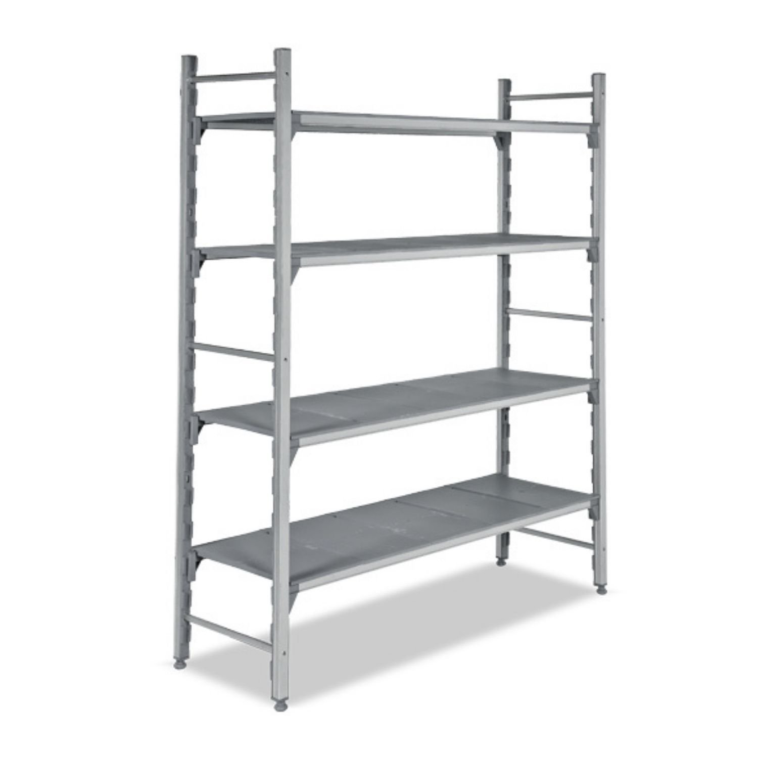 Empero Polipropilen Raf Düz Tablalı 4 Katlı Genişlik 500 mm, Yükseklik :1800 mm /Polipropilen Shelves (Smooth) 