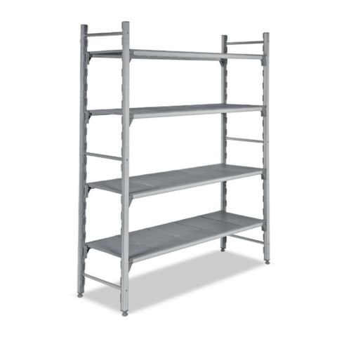 Empero Polipropilen Raf Düz Tablalı 4 Katlı Genişlik 400 mm, Yükseklik :1800 mm / Polipropilen Shelves (Smooth) 
