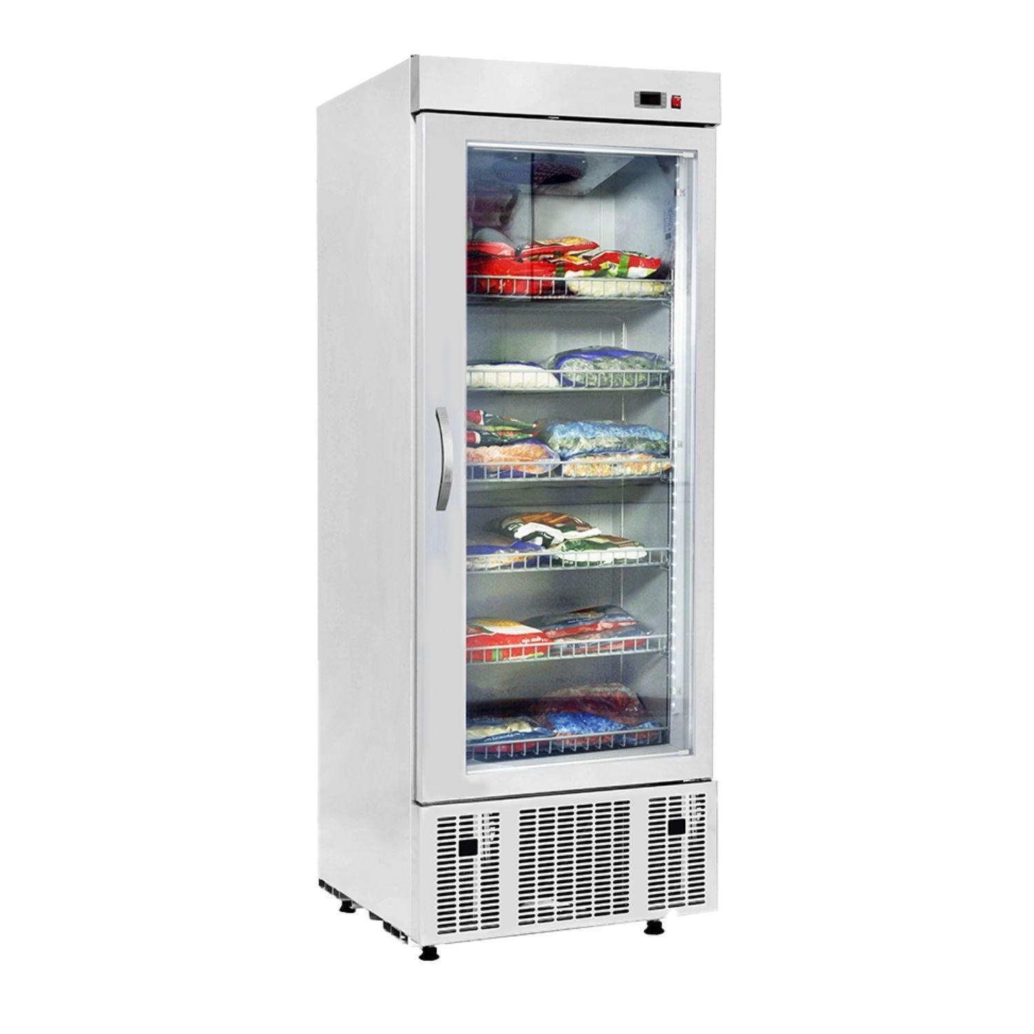 Frenox  SN6-G-R290 Camlı Tek Kapılı Teşhir Buzdolabı Tekerlekli