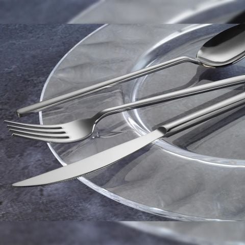 Lugga Defne Model Yemek Kaşığı 12 Adet / Table Spoon