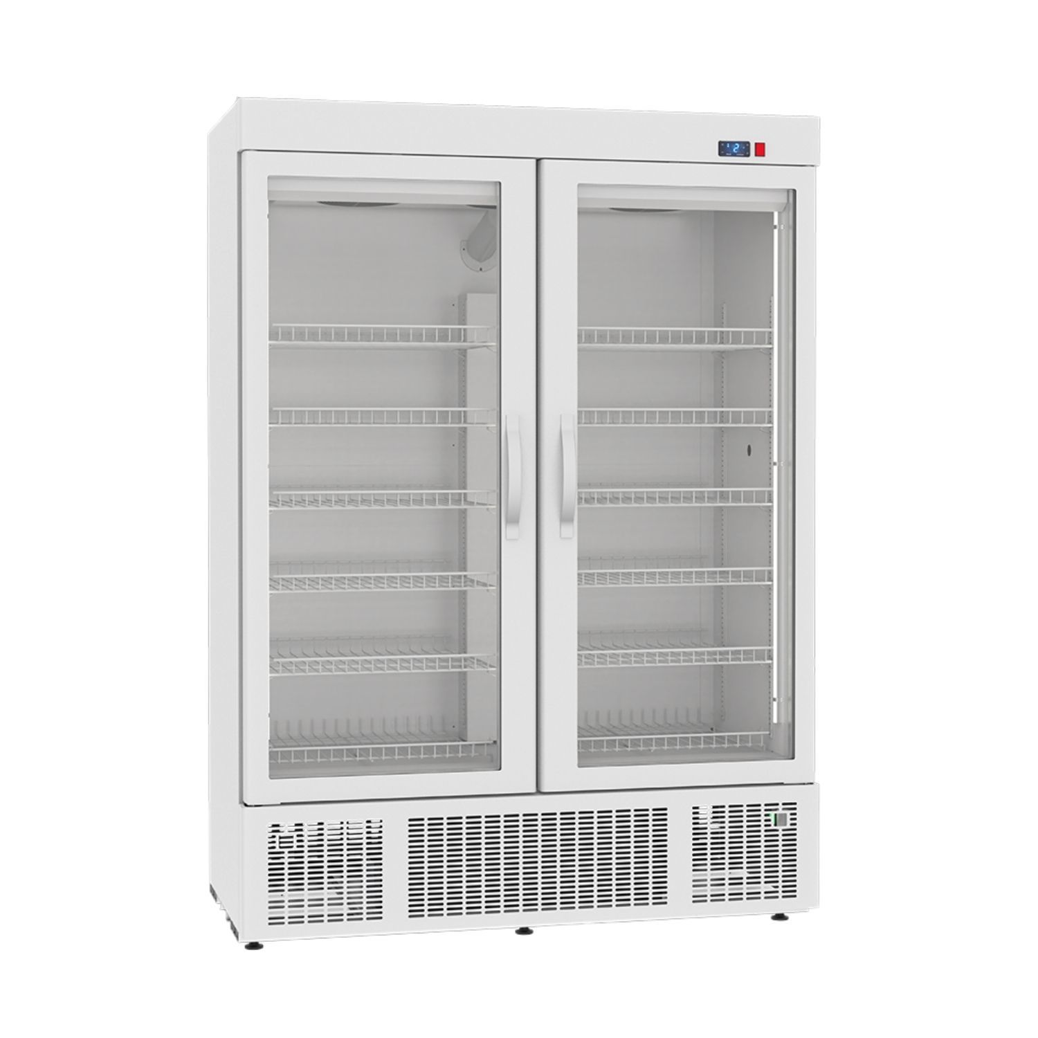 Frenox  WN13-G-R290 Camlı İki Kapılı Teşhir Buzdolabı Tekerlekli