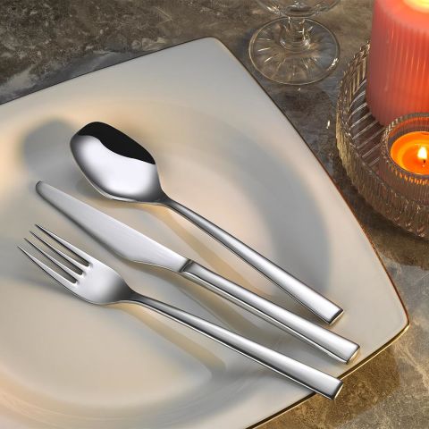 Lugga Beren Model Tatlı Kaşığı 12 Adet /  Dessert Spoon