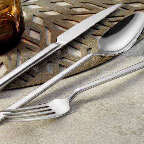 Lugga Doğa Model Tatlı Kaşığı 12 Adet /  Dessert Spoon