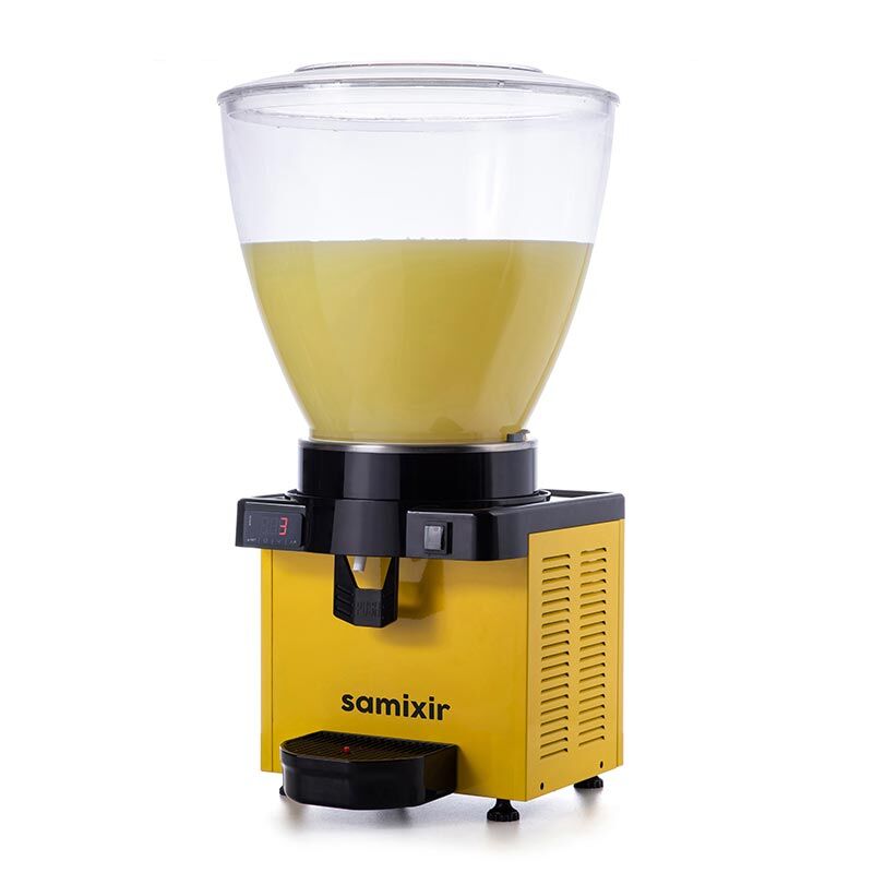 Samixir M40.DY Panaromik Dijital Soğuk İçecek Dispenseri, 40 L, Sarı