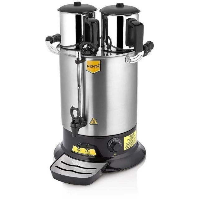 Remta PT14 Çift Demlikli Çay Makinesi 17 lt (Demlik Dahil)
