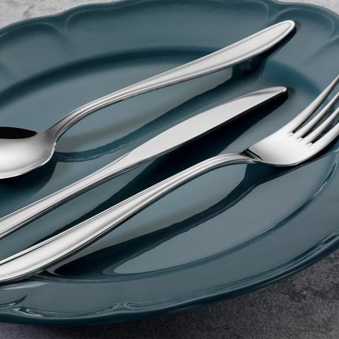 Lugga Sultan Model Tatlı Kaşığı 12 Adet /  Dessert Spoon