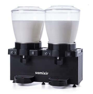Samixir Panaromik Analog Twin Soğuk İçecek Dispenseri Karıştırıcılı 22+22 Litre MM44.AB