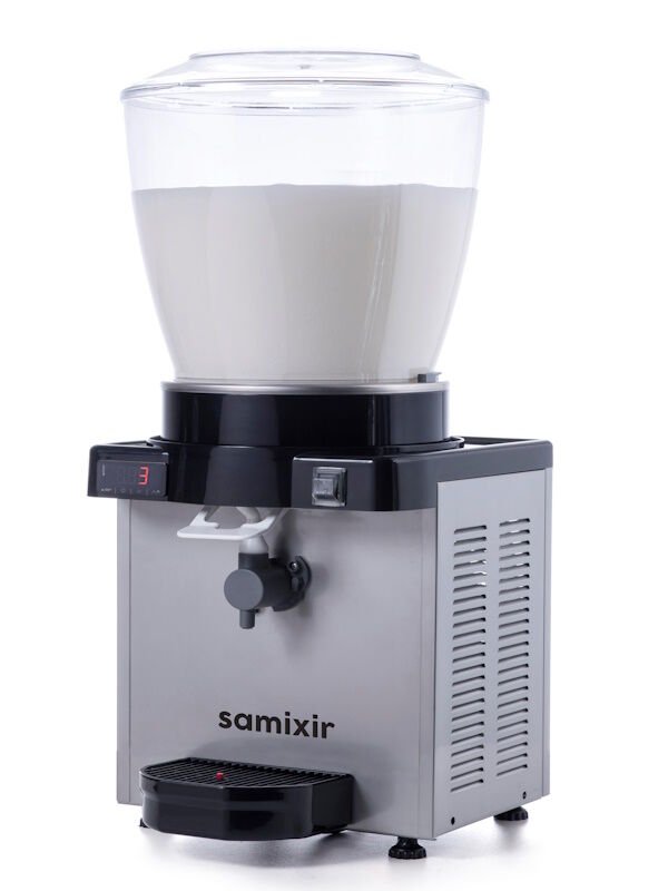 SAMİXİR Panamorik KAM22.DI Panamorik Köpüklü Ayran Dispenseri, 22 lt, Inox