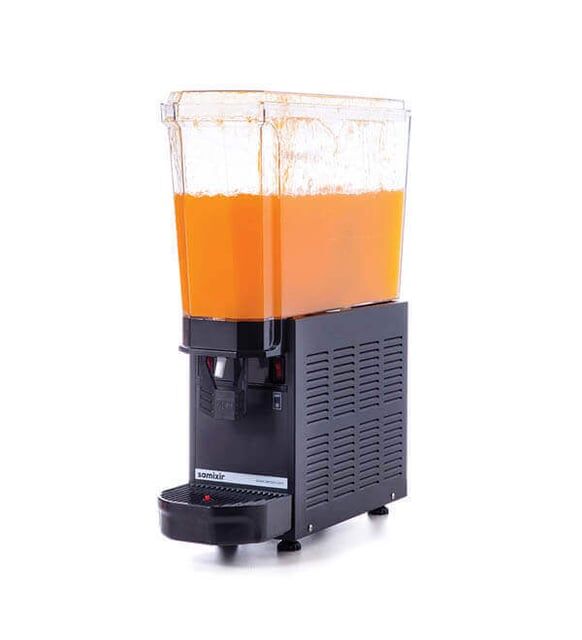 Samixir 20.SB Klasik Mono Soğuk İçecek Dispenseri, 20 L, Fıskiyeli, Siyah