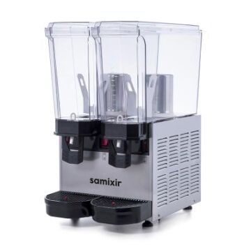 Samixir 40.MMI Klasik Twin Soğuk İçecek Dispenseri, 20+20 L, Karıştırıcılı, Inox