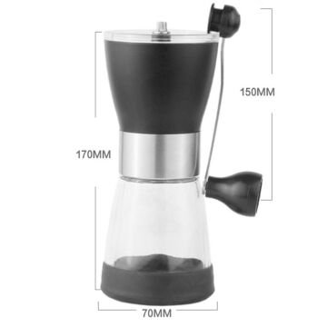 Epinox KD-02 Kahve Değirmeni Seramik Öğütücülü  Slim