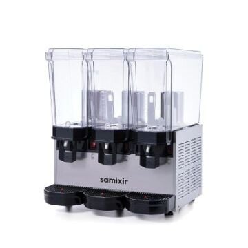 Samixir 60.SMMI Klasik Triple Soğuk İçecek Dispenseri, 20+20+20 L, Fıskiyeli-Karıştırıcılı-Karıştırıcılı, Inox