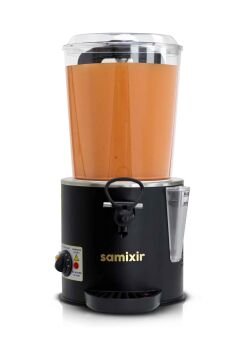 Samixir  SC10.B Sıcak ,İçecek Dispenseri 10 Lt Panoramik Karıştırıcılı Siyah