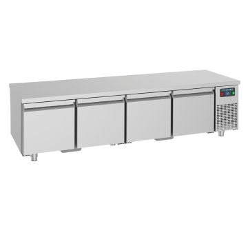 Frenox USN4-SH-EF  Dört Kapılı Cihaz Altı Buzdolabı Kısa 304 Kalite