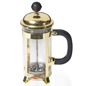 Biradlı GRV-D5 Groovy Lüks French Press Altın 350 cc