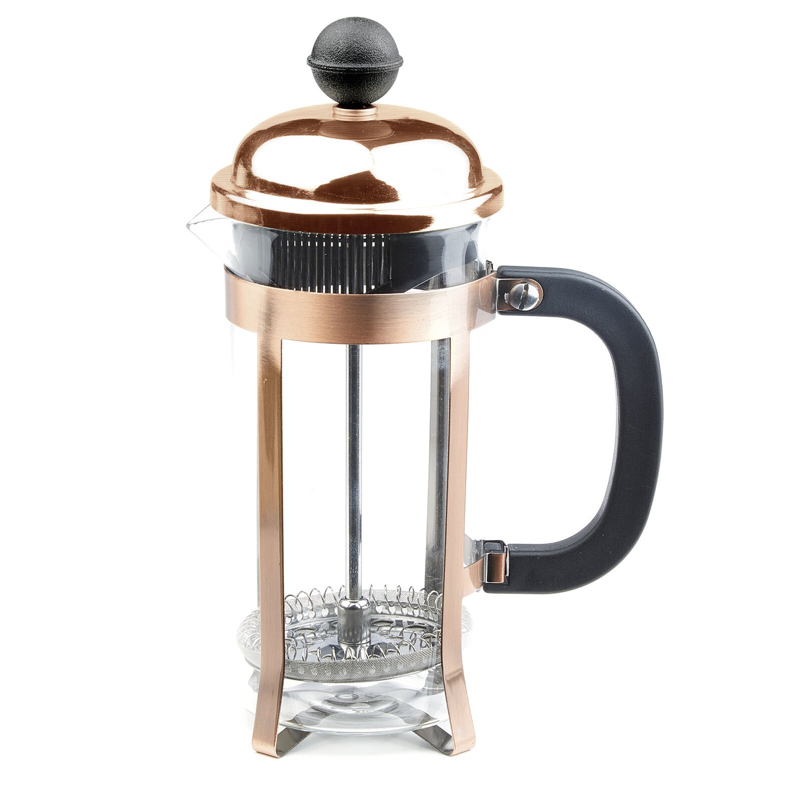 Biradlı GRV-D6 Groovy Lüks French Press Bakır Renk 350 cc
