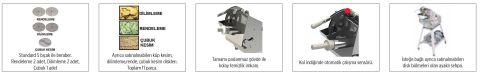 Mateka SEB 210H Sebze İşleme Makinesi, Monofaze, 220V -105260