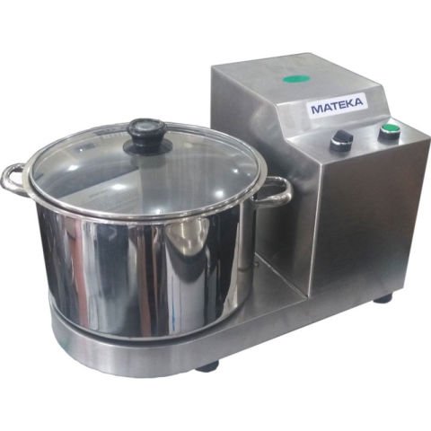 Mateka SGN 260M Sebze Soğan Doğrama Makinesi, Paslanmaz Monofaze, 7 L -105662