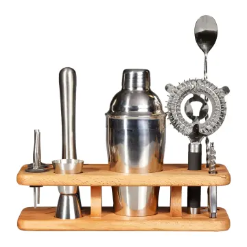 Biradlı Groovy Ahşap Bar Seti Stand GRV-1855