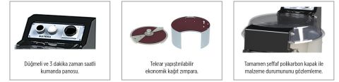 Mateka PAT 800T Patates Soyma Makinesi, 20 kg, Kağıt Zımpara 104822