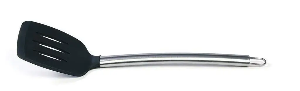 Biradlı Silikon Spatula Siyah 35 CM BRD-0426-A