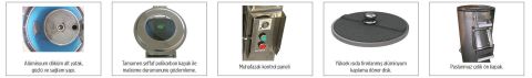 Mateka PAT 1050KT Patates Soyma Makinesi, 50 kg, Taş Disk, Trifaze, 380V -104934