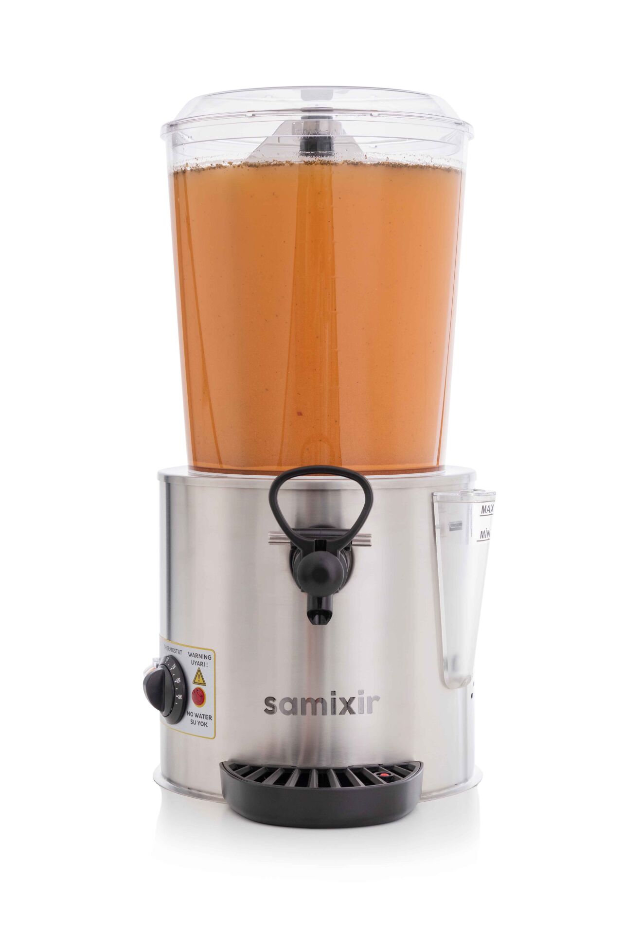 Samixir  SC10.I Sıcak İçecek Dispenseri 10 Lt Panoramik Karıştırıcılı Inox