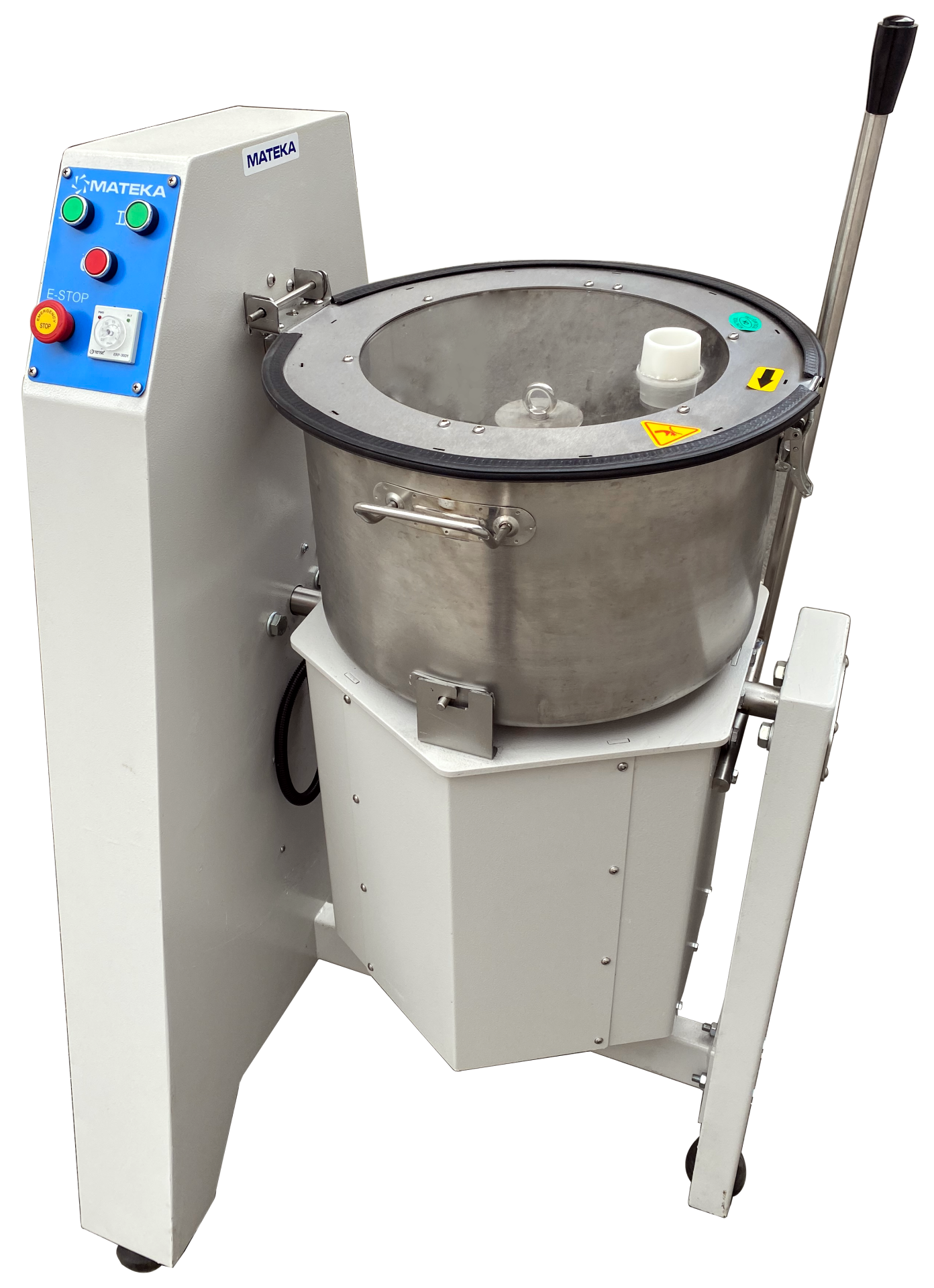 Mateka GPD 450tS 40L Gıda Parçalayıcı Kuter 2 Hızlı Devirmeli 400V - 4 Bıçaklı -106061