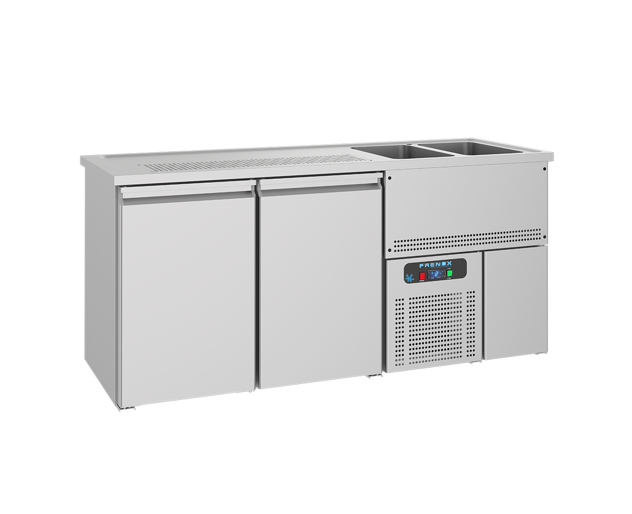 Frenox  KGN2-2E-R Bira Soğutucu Buzdolabı - Çift Evyeli