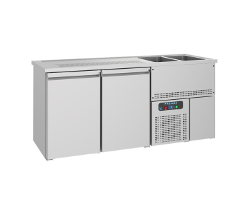 Frenox  KGN2-2E-R Bira Soğutucu Buzdolabı - Çift Evyeli