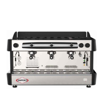 Empero EMP.CPC.3GR Capuccino ve Espresso Kahve Makinesi, Yarı Otomatik, 3 Gruplu Siyah / Capuccino Espresso Machine 3 Groups