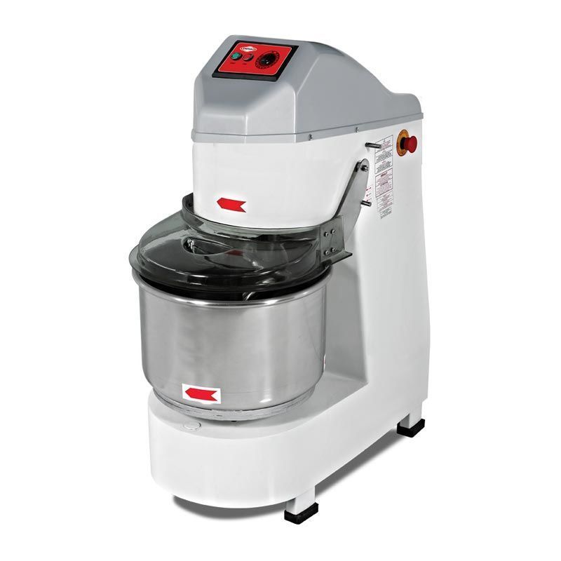 Empero SH.06  Tek Devirli 50 lt Spiral Hamur Yoğurma Makinesi Tekerlekli 380 V / Spiral Dough Mixer 50 lt 380 V