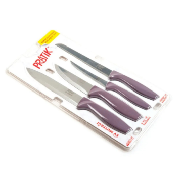 Pirge Pratik Süper Eko 4'lü Bıçak Seti 43252