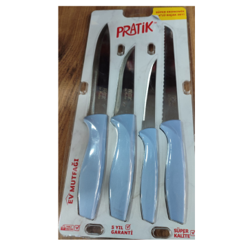 Pirge Pratik Ev  Süper Eko Sebze 4'lü Bıçak seti 43250