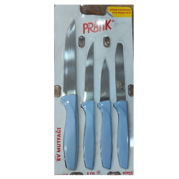 Pitrge Pratik Ev  Süper Eko Sebze 4'lü Bıçak seti 43250