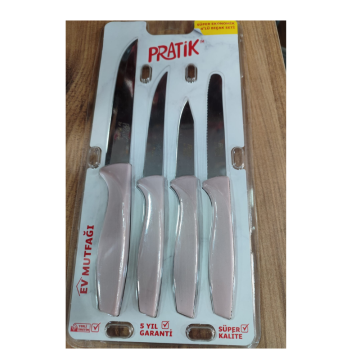 Pitrge Pratik Ev  Süper Eko Sebze 4'lü Bıçak seti 43250