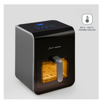 Jumbo x Homend Airfryday 2507H 12 Farklı Program Dokunmatik Ekran Buhar Fonksiyonlu 6L Airfryer
