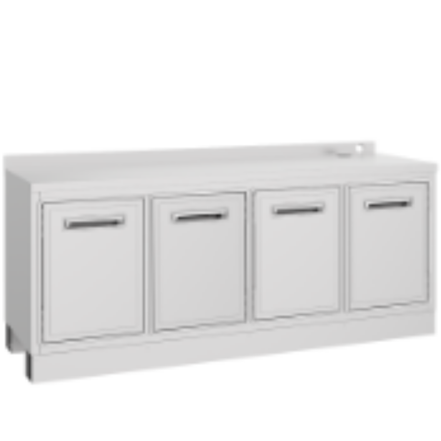Frenox TEZ4-100 Yatay Panel Nötr Dolap 60 cm