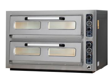 Maksan PO902T  Çift Katlı, 18x30 cm Pizza Kapasiteli Elektrikli Termometre Göstergeli