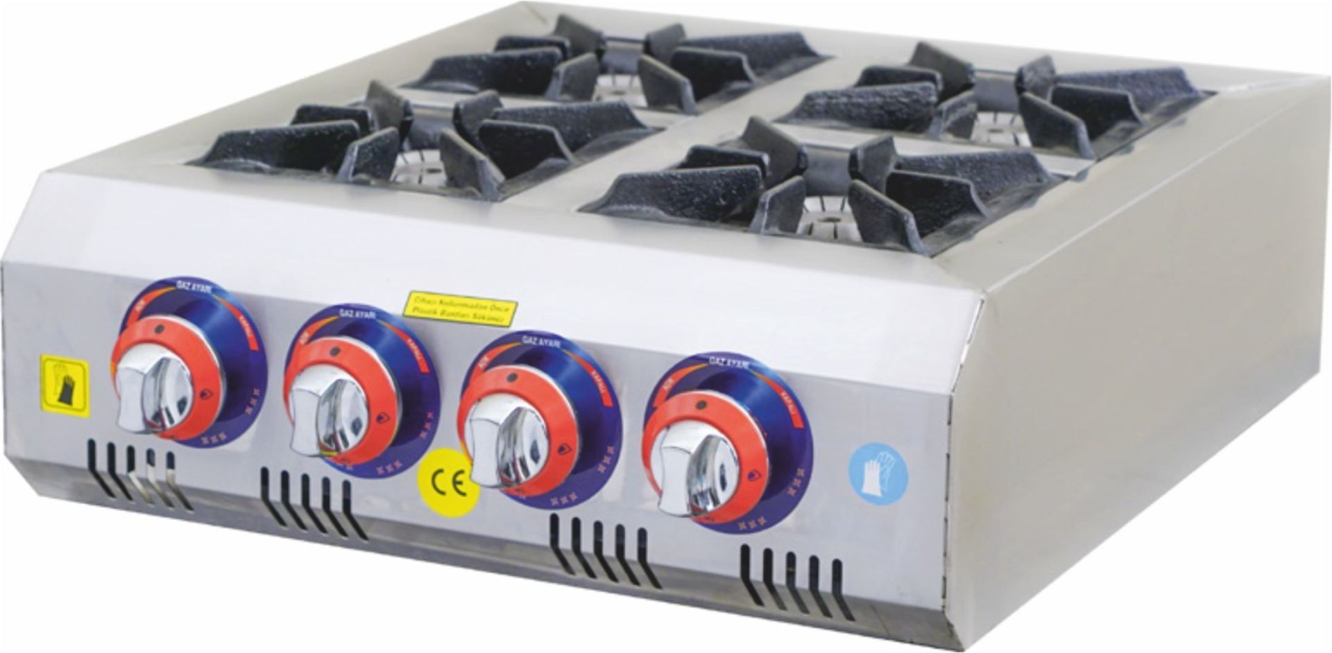 Fodinox 700 Seri 4 Brülörlü Gazlı Ocak 700.40CK.G80