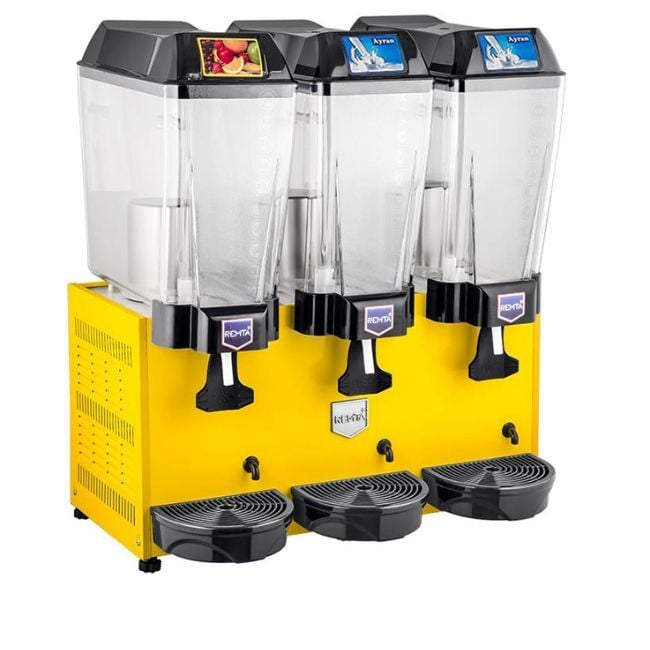 Remta ST19 Şerbet Soğutucu, 3 Hazneli, Şerbet+Ayran+Ayran, 20+20+20 L / Juice Cooler